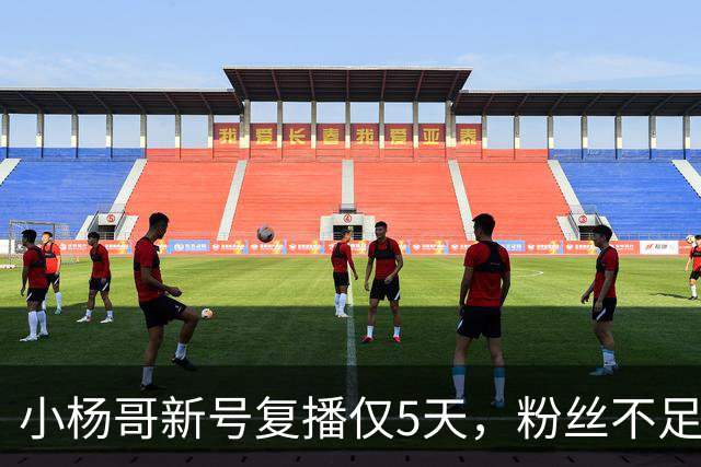 小杨哥新号复播仅5天，粉丝不足10万，直播间观看人数不到2000